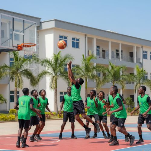 Unity schools students Basketball team