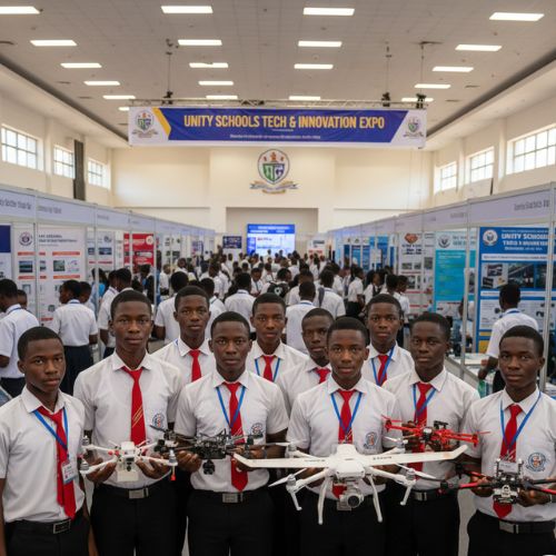 Unity schools students tech